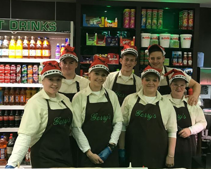 Gerry's Takeaway Bathgate staff